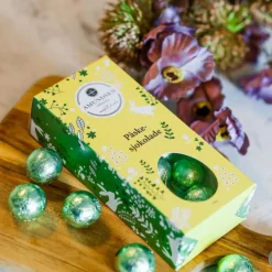 Påskesjokolade med hasselnøtt 130g gul