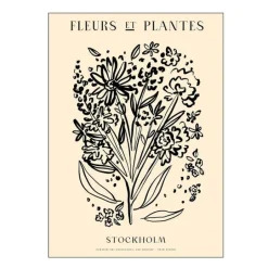 PSTR Studio poster 30x40 cm zoe fleurs et plantes bouquet stockholm