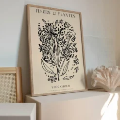PSTR Studio poster 30x40 cm zoe fleurs et plantes bouquet stockholm