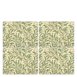 Pure Morris bordbrikke 30x40 cm 4 stk Willow Bough grønn
