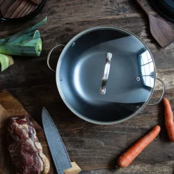 Pure Pan traktørpanne 28 cm støpejern nitrering