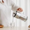 Purifier vannfilterkanne 1,18L klart glass/stål