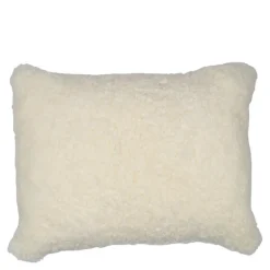Pute new zealand saueskinn kort ull 35x45 cm white