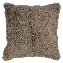 Pute new zealand saueskinn kort ull 40x40 cm sahara
