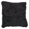 Pute new zealand saueskinn kort ull 40x40 cm svart