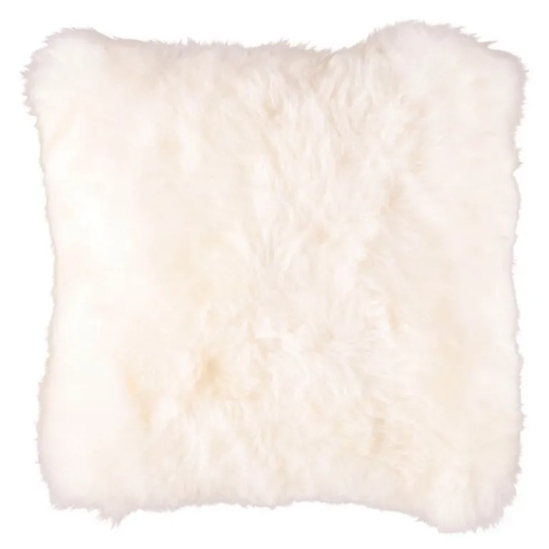 Pute new zealand saueskinn 40x40 cm ivory