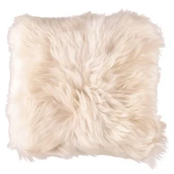 Pute new zealand saueskinn 40x40 cm taupe