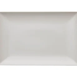 Quadro tallerken 30x20 cm hvit