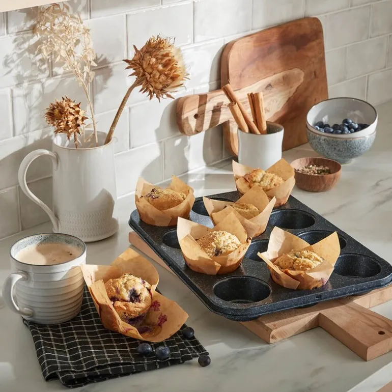Quantanium Finish muffinsform 6-kopper 35x26,5x4 cm