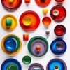 Rainbow frokosttallerken 22 cm 6 stk