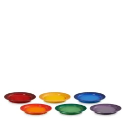 Rainbow frokosttallerken 22 cm 6 stk