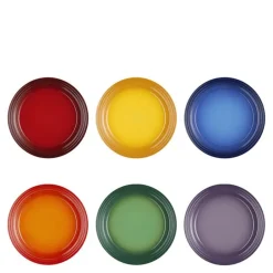 Rainbow middagstallerken 27 cm 6 stk