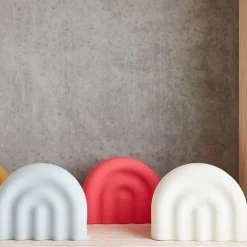 Rainbow nattlampe 18 cm offwhite