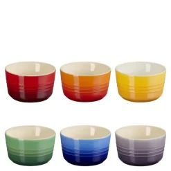 Rainbow ramekin mini 10 cl 6 stk