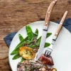 Ranch biffsett med biffkniv og gaffel 12 deler