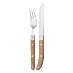 Ranch biffsett med biffkniv og gaffel 12 deler