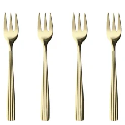 RAW kakegaffel 4 stk champagne gold