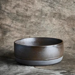 RAW Metallic Brown skål høy 19x8 cm