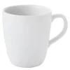 RAW Pure Porcelain krus med hank 35 cl hvit
