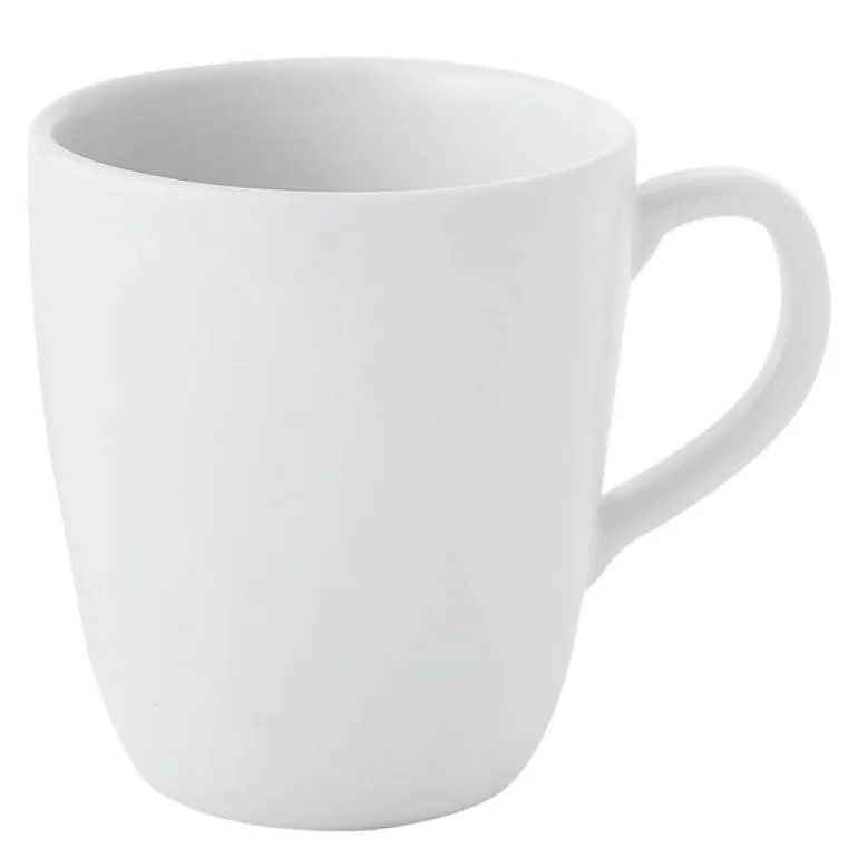 RAW Pure Porcelain krus med hank 35 cl hvit