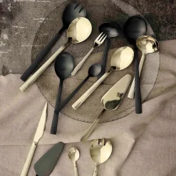 RAW salatsett 2 deler matte black