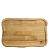RAW skjærebrett med saftrille 40x26 cm teak