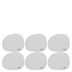 RAW Soft glassbrikke 6 stk light grey