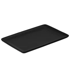 RAW tallerken 23,5x15 cm titanium black