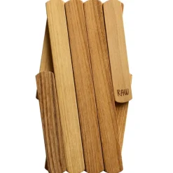 RAW Teak gryteunderlag utfellbart 60 cm