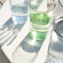 RAW Unique optic highball glass 45 cl light blue