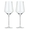 Raye vinklet bordeauxglass i krystall 47 cl 2 stk
