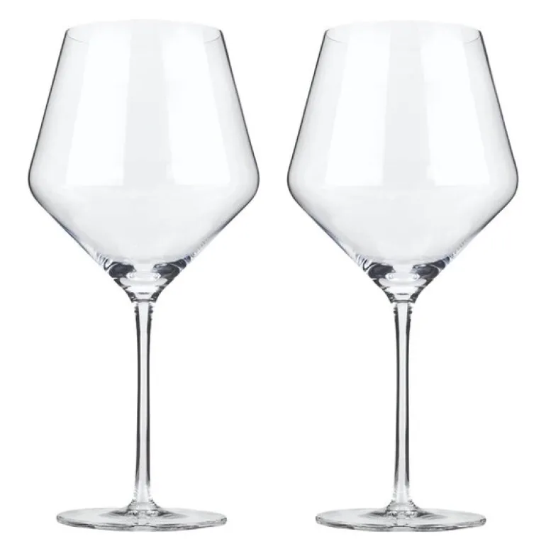 Raye vinklet burgunderglass i krystall 62 cl 2 stk