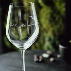 Rødvinsglass 62 cl det handler om å nyte øyeblikket
