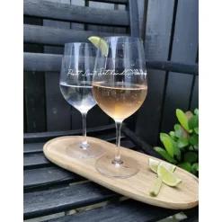Rødvinsglass 62 cl pust livet er nå