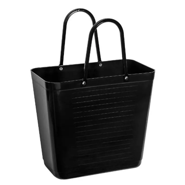Recycled Plastic veske høy 14L svart