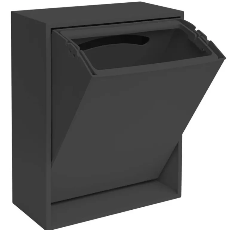 Recycling kildesorteringsboks 30x15x40 cm Black Raven