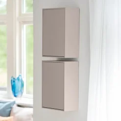 Recycling kildesorteringsboks 30x15x40 cm Silver Cloud Grey