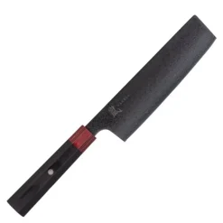 Rei grønnsakskniv 16,5 cm DLC svart/rød
