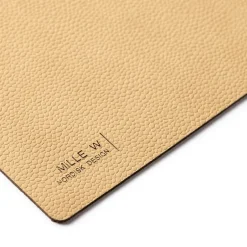 Rektanguler bordbrikke 45x35 cm beige
