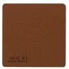 Rektanguler glassbrikke 10x10 cm brun