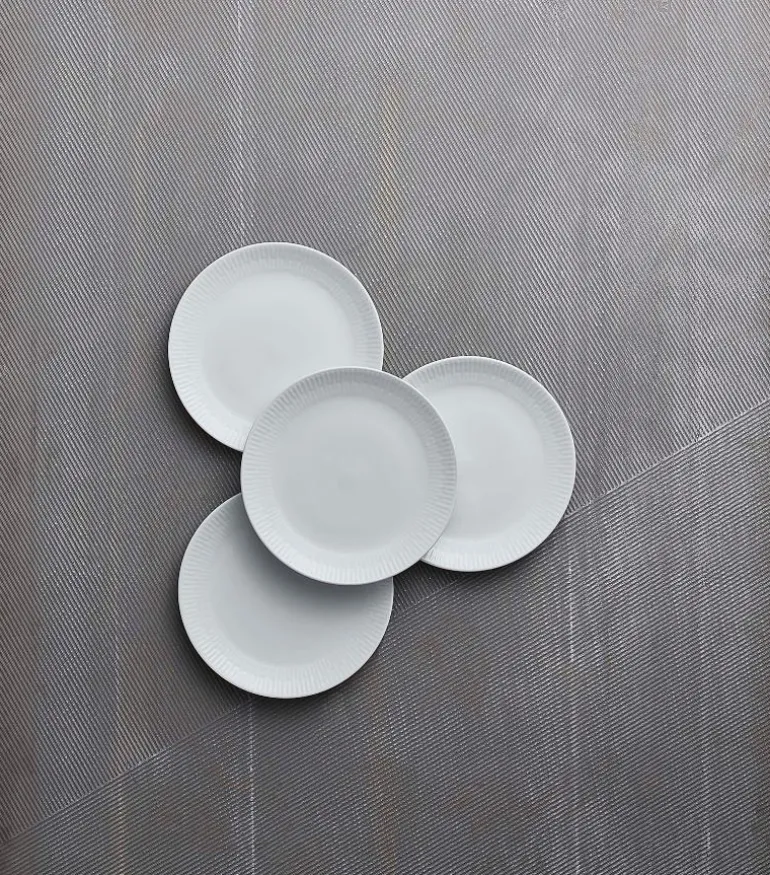 Relief desserttallerken 20 cm 4 stk