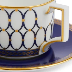 Renaissance Gold kaffekopp & asjett