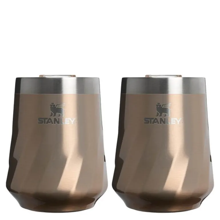 Reserve Wine termokopp 32 cl 2 stk pale gold shine
