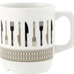 Retro krus 26 cl Kniv & gaffel