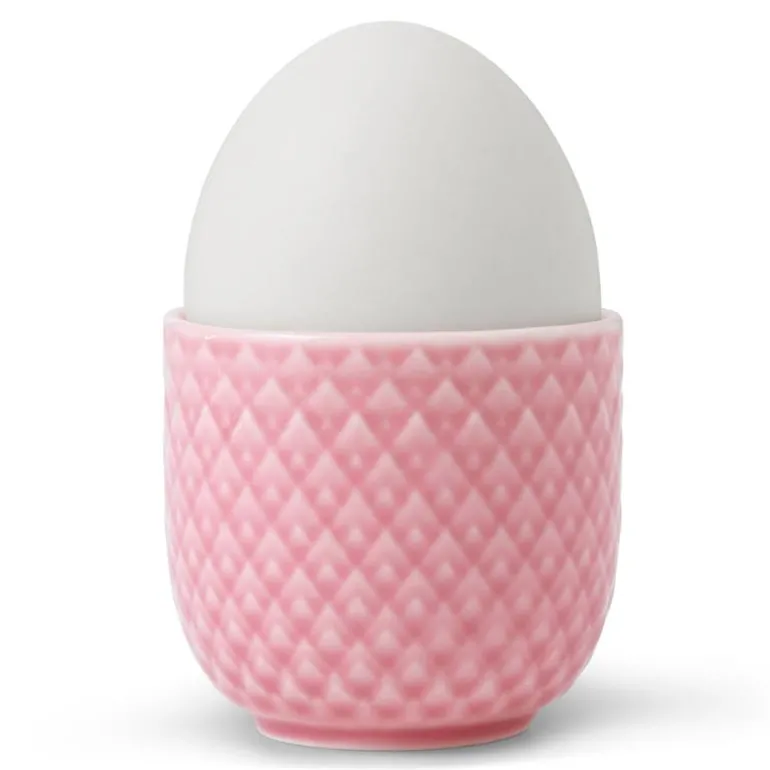 Rhombe Color eggeglass 5 cm rosa