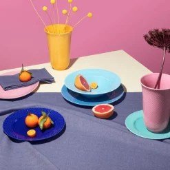 Rhombe Color lunsjtallerken 23 cm mørk blå