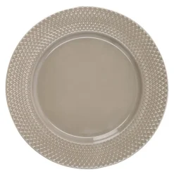 Rhombe Earth middagstallerken 27 cm clay