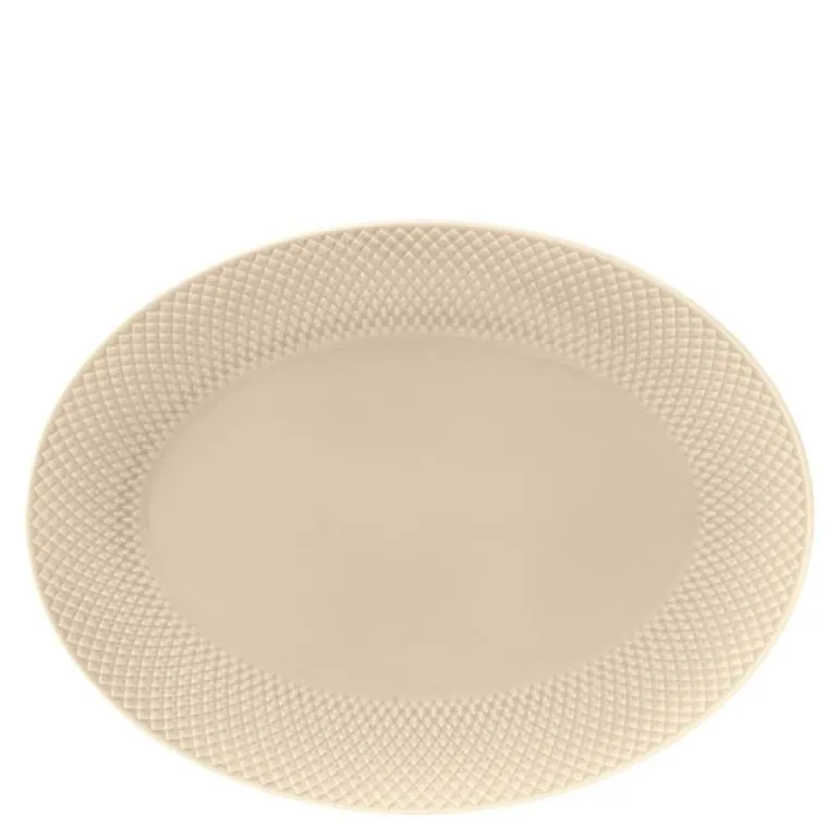 Rhombe Earth ovalt serveringsfat 35x26,5 cm marble