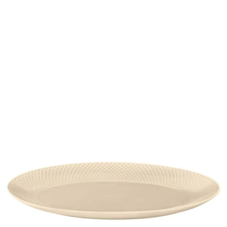 Rhombe Earth ovalt serveringsfat 35x26,5 cm marble