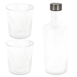 Ribbed Elegance gaveeske White Haven 3 deler